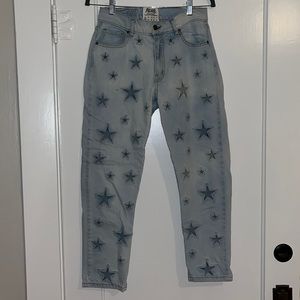 Revice Denim Star Print Jeans!